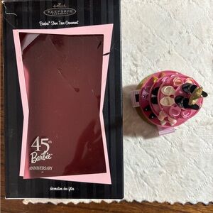 Hallmark Barbie 45th Anniversary Shoe Tree Ornament
